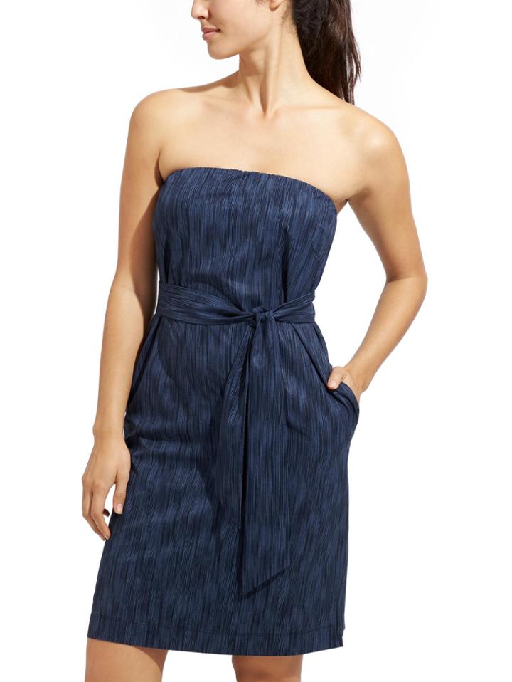 Printed Strapless Anywhere Dress