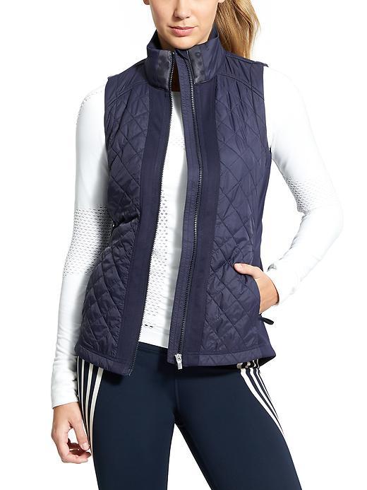 Athleta Womens Rock Springs Vest Size 1x Plus - Navy