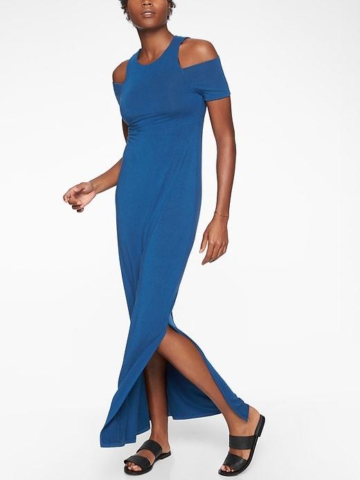 Athleta Womens Isla Dress Atlantis Blue Size Xxs