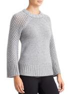 Athleta Womens Village Cashmere Sweater Size L - Grey Heather