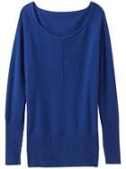 Athleta Womens Cashmere Adi Mudra Sweater Size 1x Plus - Sapphire