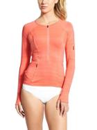 Athleta Womens Pacifica Upf Top 3.0 Size S Tall - Sunset Glow