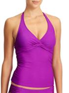 Athleta Womens Tara Halter Tankini Size 32b/c Tall - Jazzy Purple