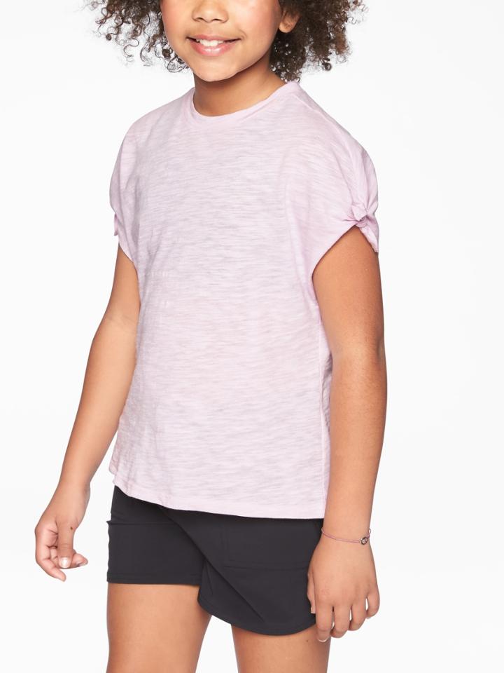 Athleta Girl Tie Sleeve Tee