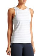 Athleta Womens Mesh Motion Tank Size L - Bright White/ Bright White