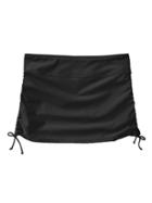 Athleta Womens Scrunch Skirt Solid Size M - Black