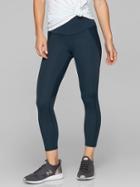 Athleta Womens Stealth 7/8 Tight Abyss Size L