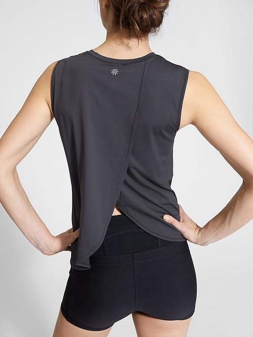 Athleta Womens Sunlover Upf Tank Flint Grey Size L