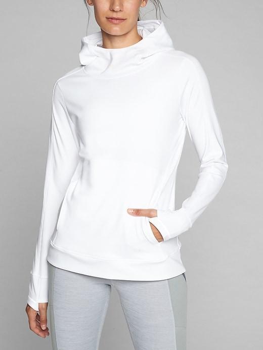 Athleta Womens Stowe Hoodie 2.0 Bright White Size S