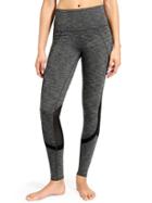 Athleta Womens High Rise Pli Tight Size L Tall - Black Heather
