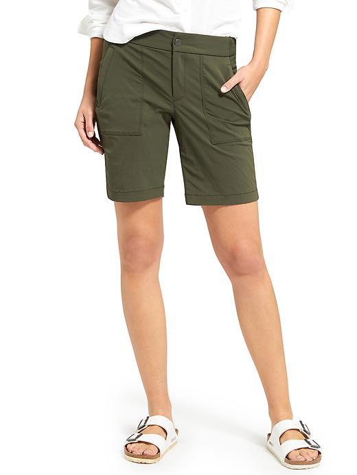 Athleta Womens Trekkie Bermuda 2.0 Size 12 - Darker Forest Green