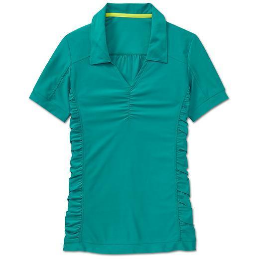 Athleta Birdie Polo - Fiji Green