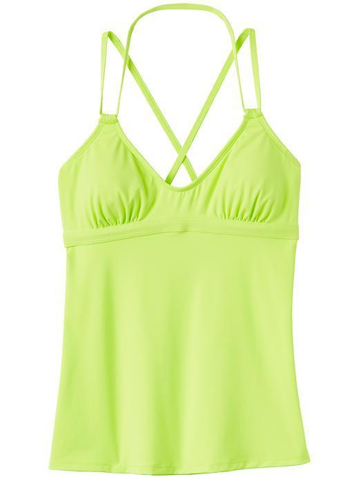 Athleta Womens Scoop Tankini Size L Tall - Cactus