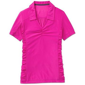 Athleta Birdie Polo - Hot Pink