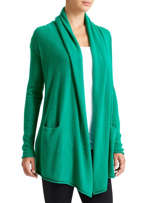 Athleta Womens Cashmere Casmalia Sweater Size L - Peridot Green