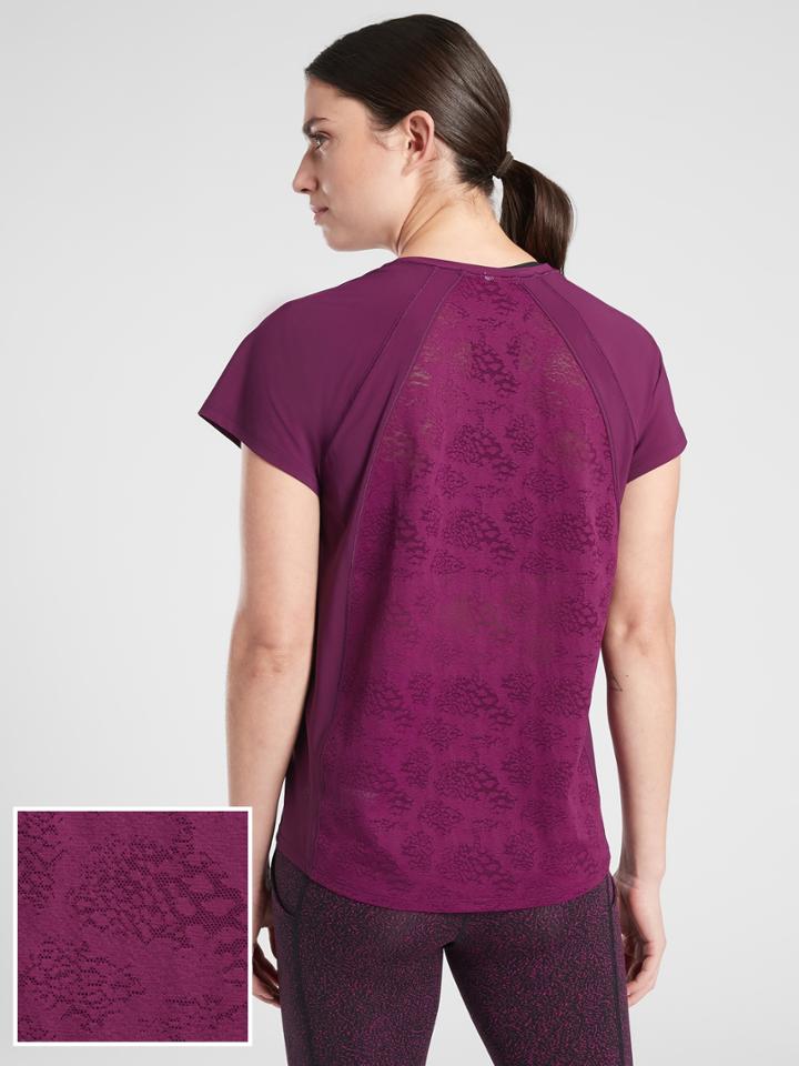 Ultimate Tee Floral Mesh