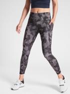 Lightning Camo 7/8 Leggings In Supersonic