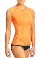 Athleta Womens Pacifica Upf Tank 2 Size L Tall - Orange Sherbet