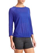 Athleta Womens Clarity Top Size L - Capri Blue