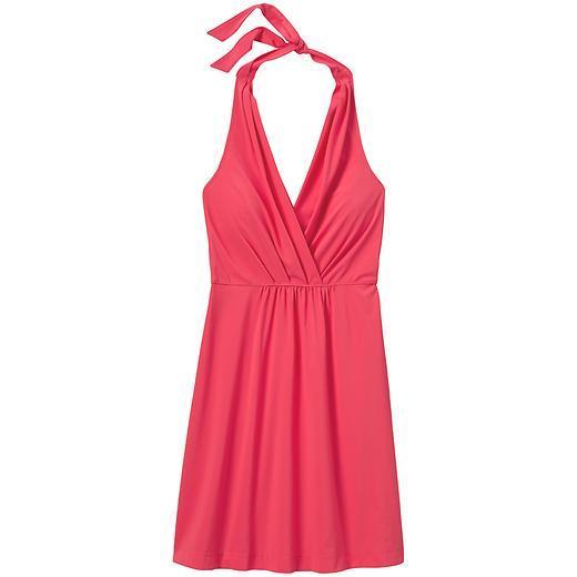 Athleta Go Anywhere Halter Dress - Light Coralade