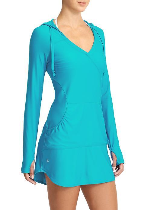 Athleta Womens Wick-it Wader Coverup Size 1x Plus - Bora Bora Blue