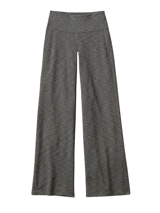Athleta Womens High Rise Chaturanga Pant Size L Tall - Black Heather