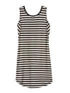 Athleta Womens San Remo Stripe Dress Size Xl - Black Stripe