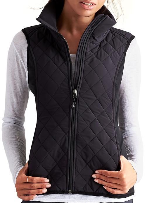 Athleta Womens Upside Vest Size 1x Plus - Black
