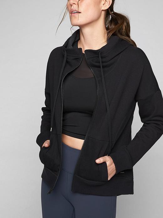 Athleta Womens Go-to Hoodie Black Size Xl