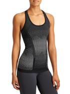 Athleta Womens Fastest Track Tank Dot Size L - Black/bright White