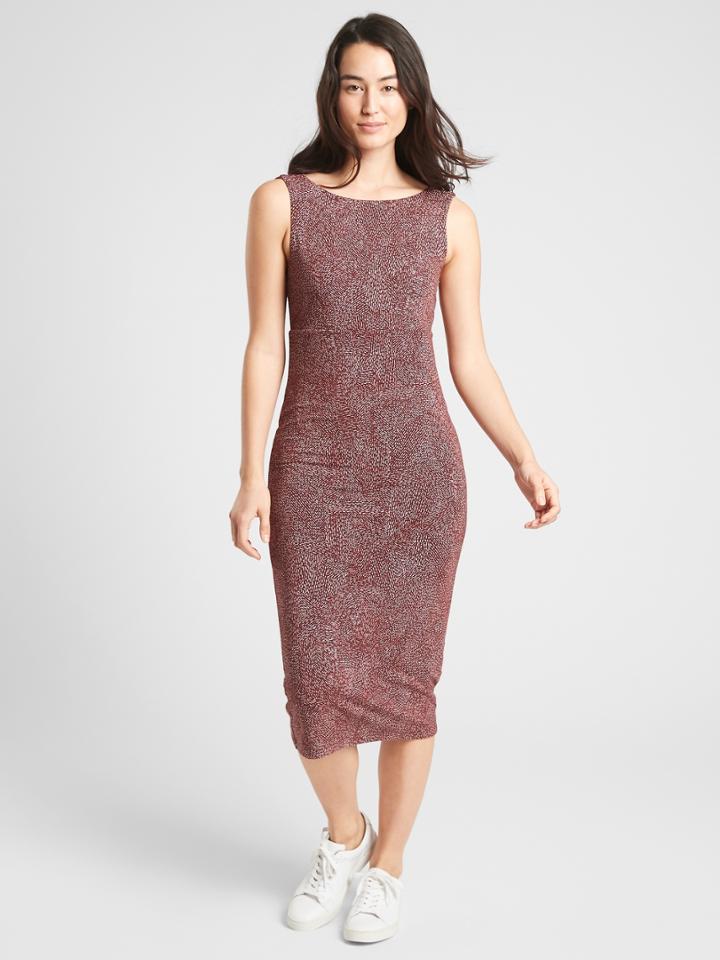 Santorini Midi Printed Dress