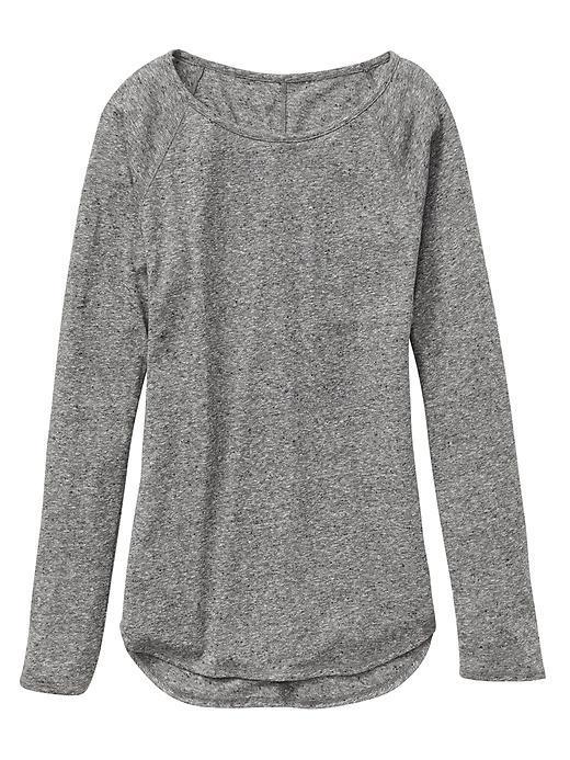 Athleta Shanti Jaspe Top - Grey Heather