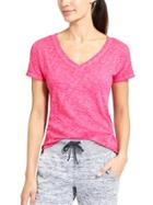 Athleta Womens Eco Wash Daily Tee 2.0 Size L - Fuchsia Leaders