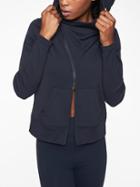 Athleta Womens Malabar Hoodie Navy Captain Size M