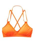 Athleta Womens Scoop Bikini Size L - Orange Sherbet