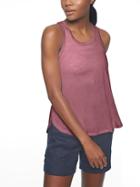 Athleta Womens Breezy Racerback Tank Crushed Berry Size Xl