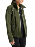 Athleta Womens Rain Runner Jacket Forest Green Size Xxs