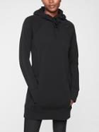 Athleta Womens Victory Sweatshirt Dress Black Size 2x