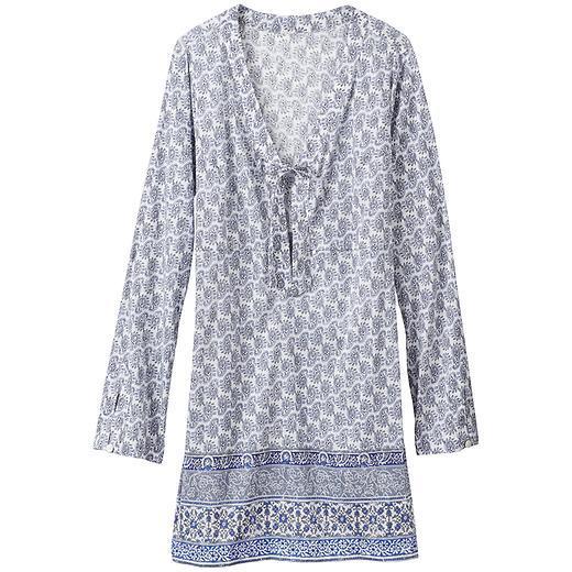 Athleta Kimssa Tunic - Cerulean Blue Print