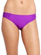 Athleta Womens Smocked Medium Tide Bottom Size L - Jazzy Purple