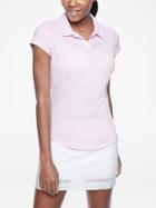 Athleta Womens On Par Polo Simply Lilac Size Xs