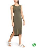 Athleta Womens After Savasana Dress Size L - Forest Green