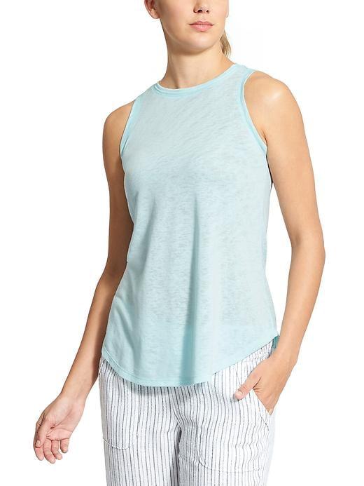Athleta Womens Breezy Tank Size Xl - Blue Tint