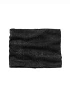 Athleta Womens Reflective Knit Neck Warmer Black Size One Size