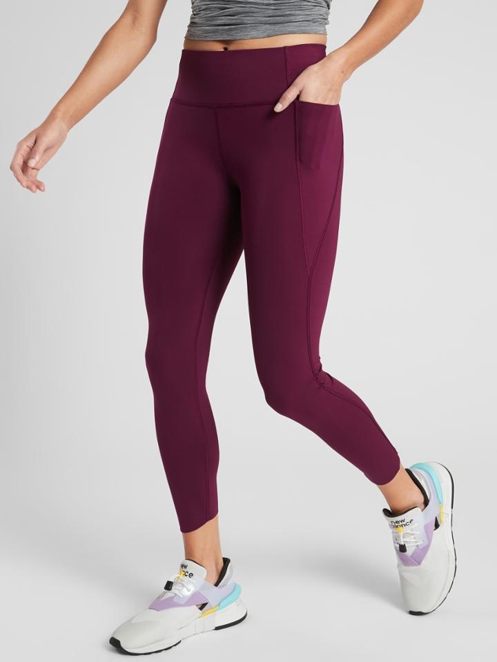 Velocity Stash Pocket 7/8 Leggings