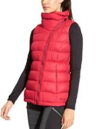 Athleta Womens Downabout Vest Size L Petite - Ruby Red