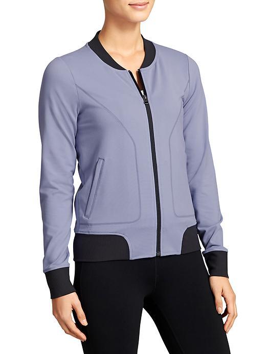 Athleta Womens Lightweight Bombtastic Jacket Size L - Granite Grey