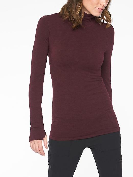 Athleta Womens Foresthill Turtleneck Auberge Size Xs