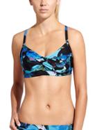 Athleta Womens Blue Mystique Twister Bikini Size 32b/c - Dress Blue