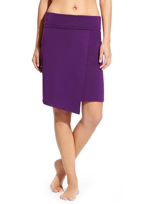 Athleta Womens Seaside Fold Over Skirt Crushed Grapes Size Xs